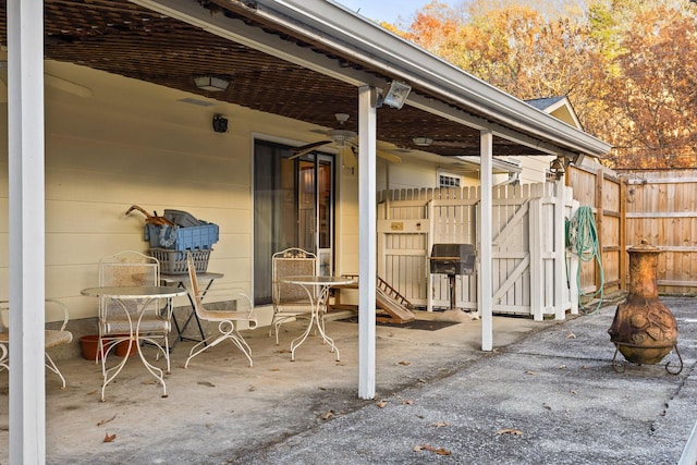 view of patio