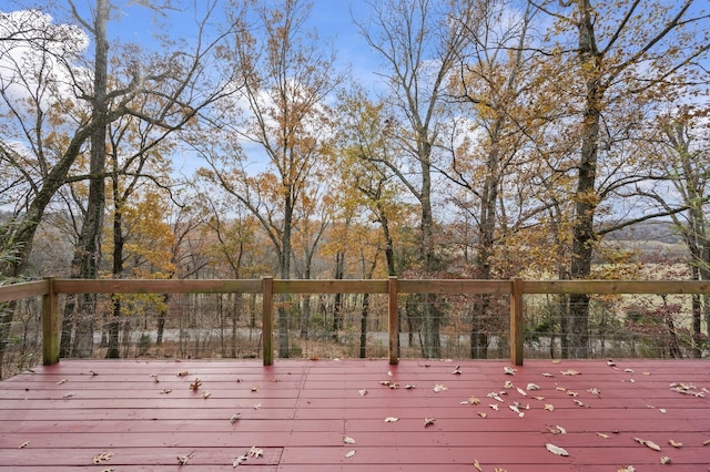 view of deck