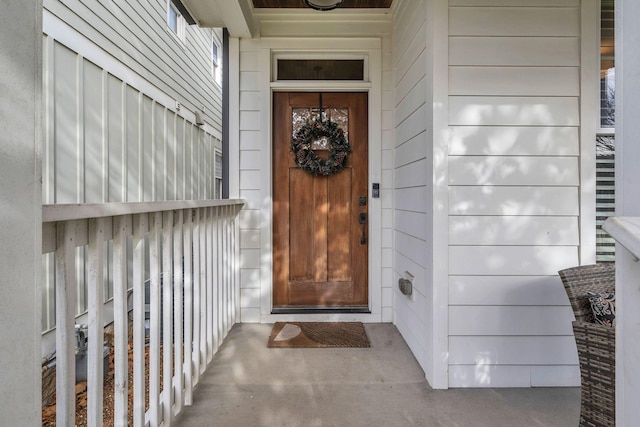 view of property entrance