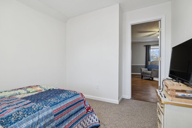 bedroom featuring carpet flooring