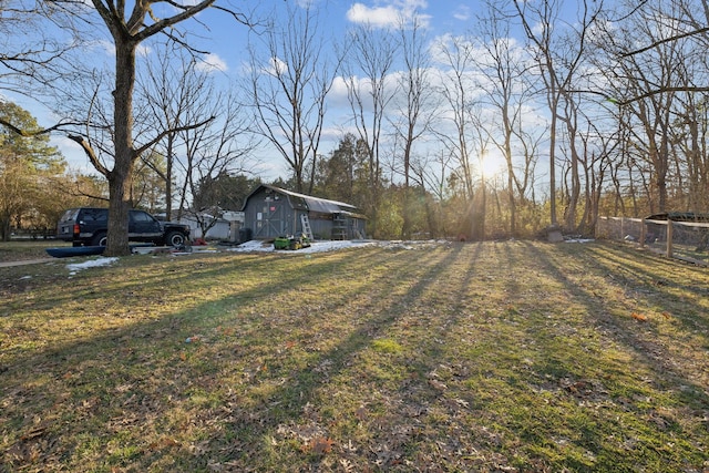 view of yard