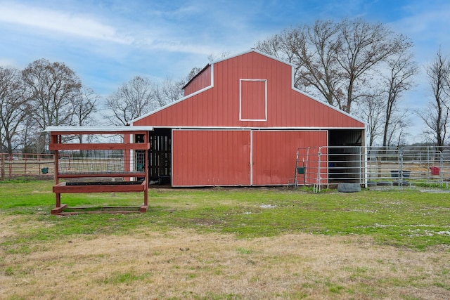 view of outdoor structure