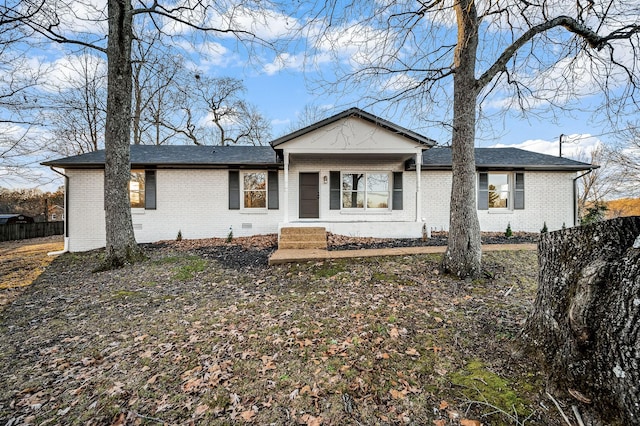 view of ranch-style home