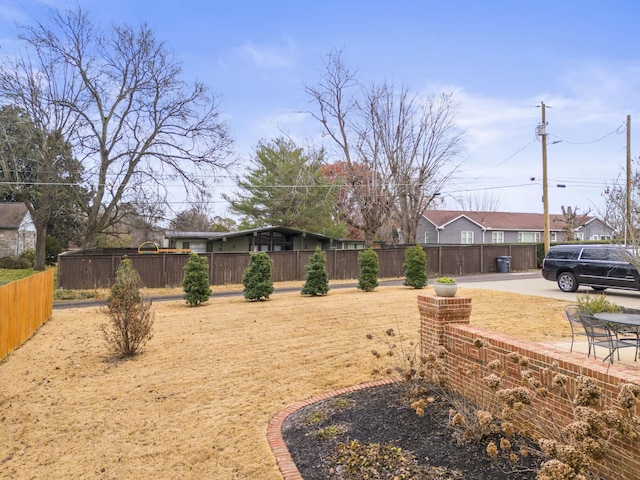 view of yard featuring a patio