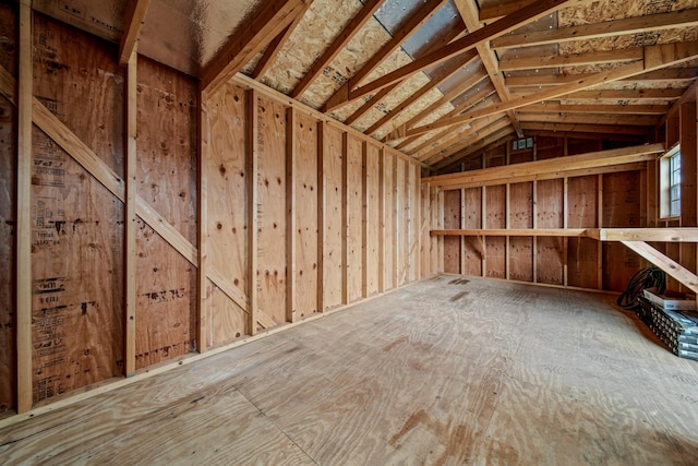 view of storage room