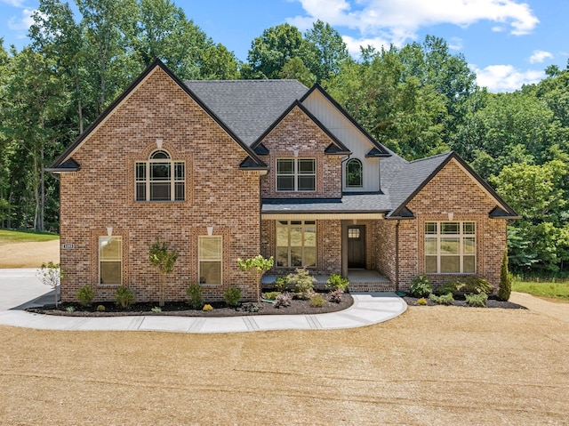 front of property with a porch