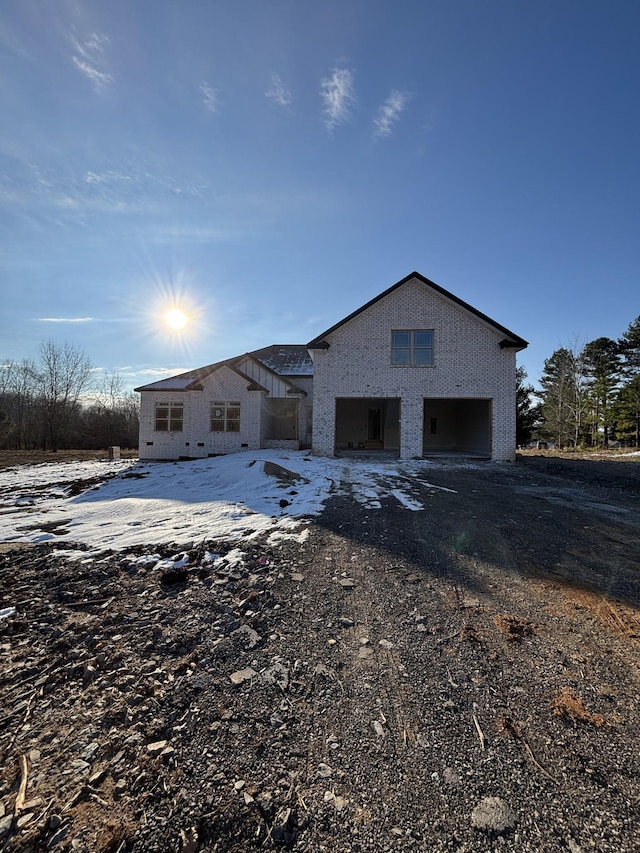 view of front of property