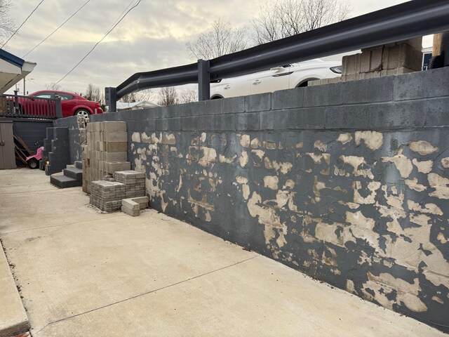 view of patio / terrace with fence