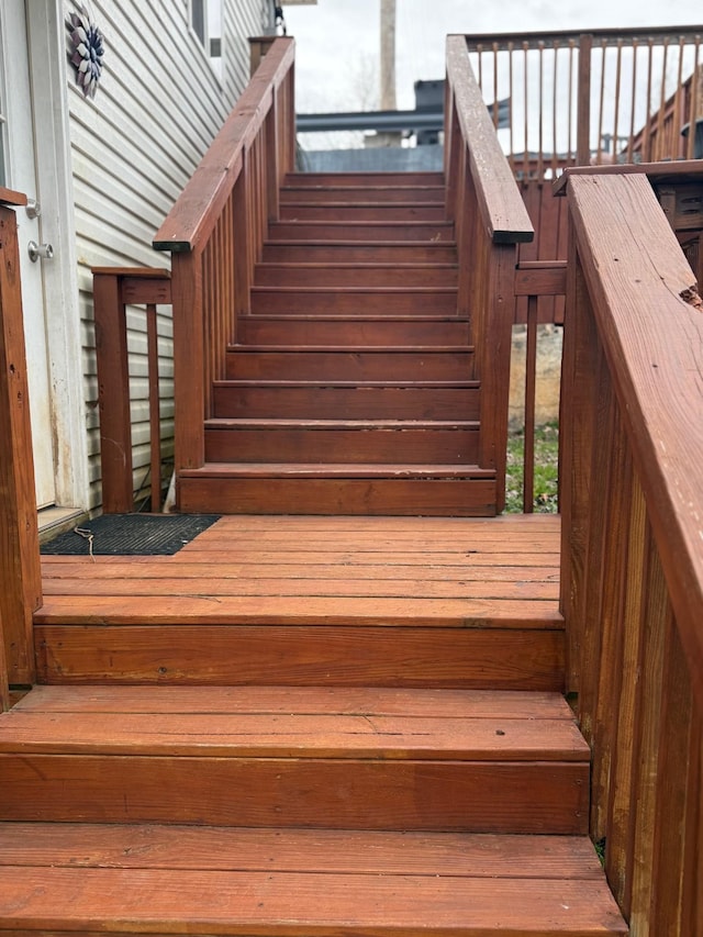 view of staircase