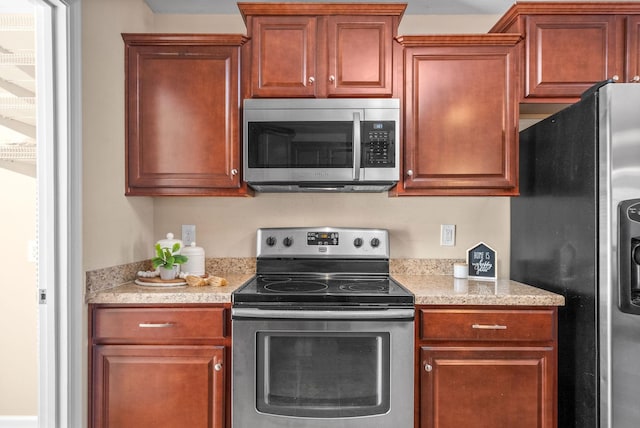 kitchen with stainless steel appliances