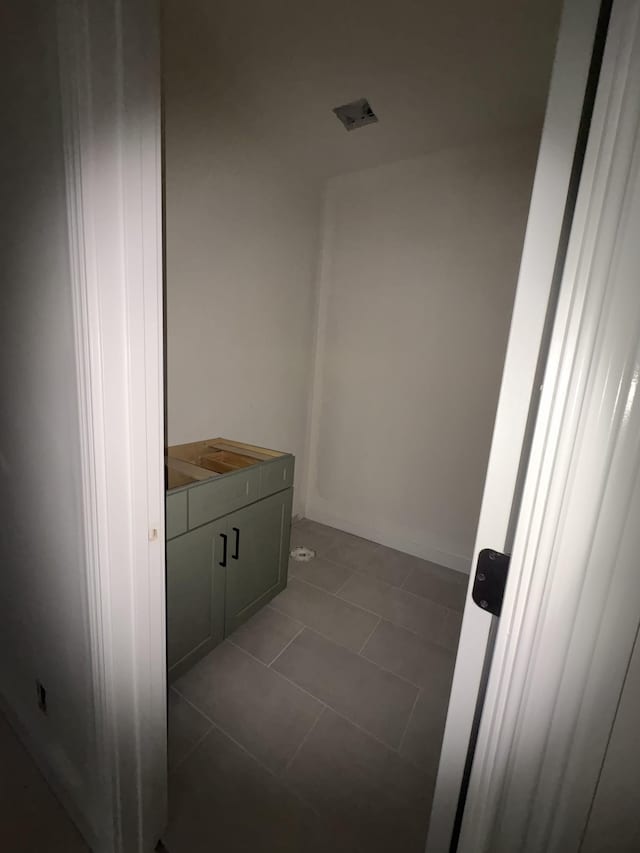 bathroom featuring tile patterned flooring