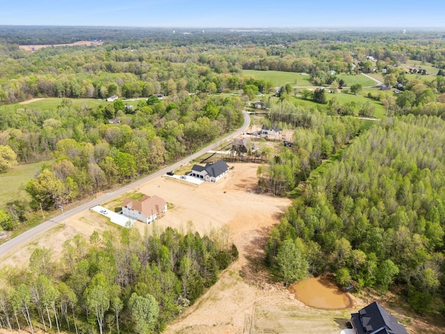 1049 Gholson Rd, Clarksville, TN 37043 - birds eye view of property with a view of trees