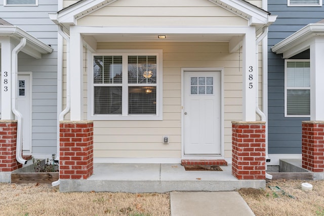 view of property entrance