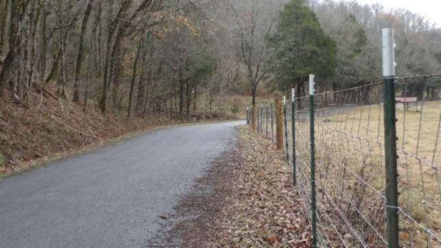 view of road