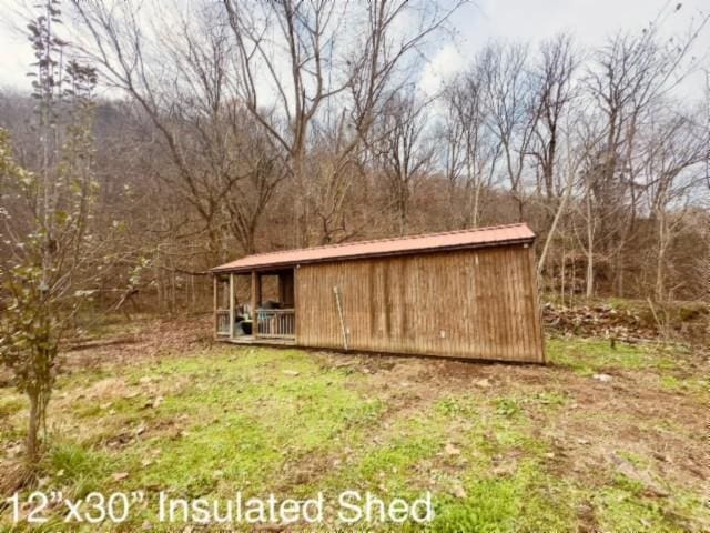 view of outbuilding