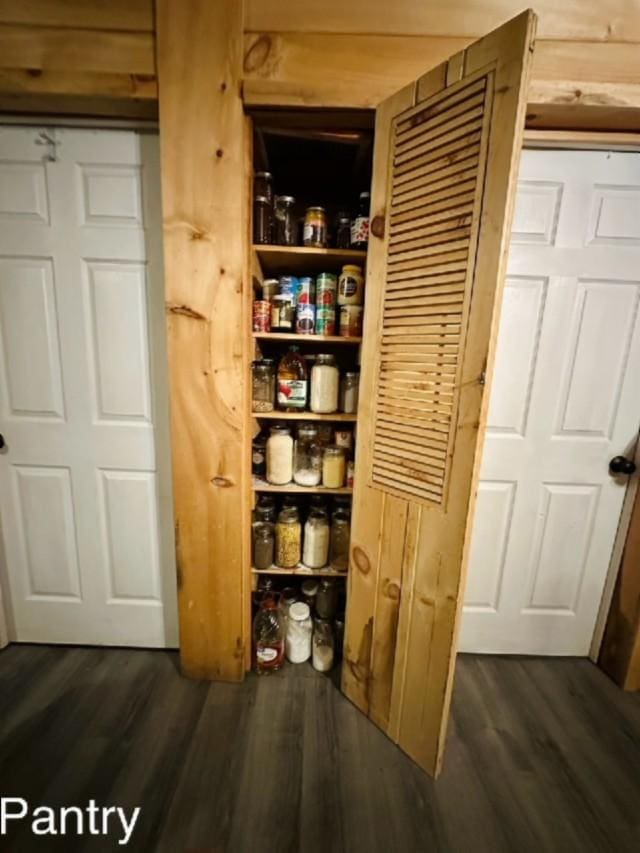 view of pantry