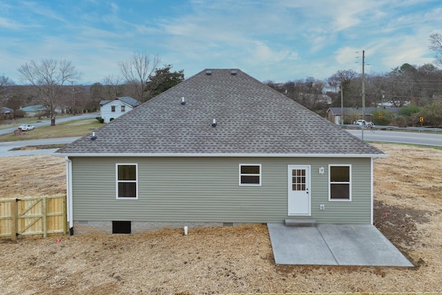 view of rear view of property