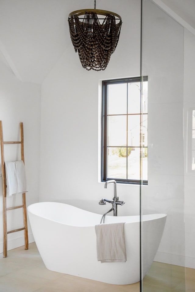 bathroom with a bathing tub