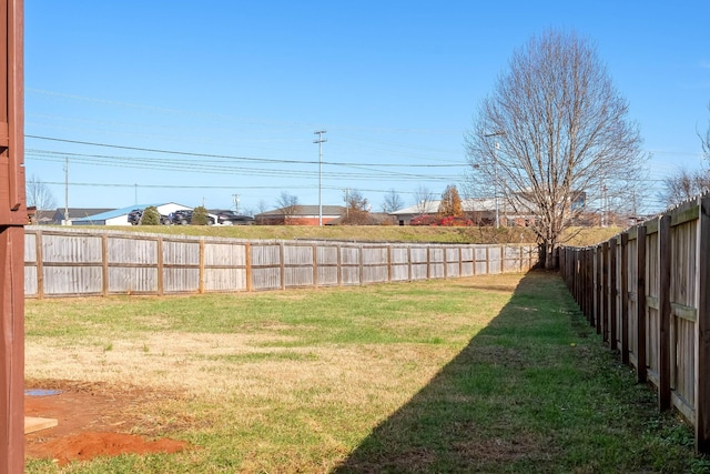 view of yard