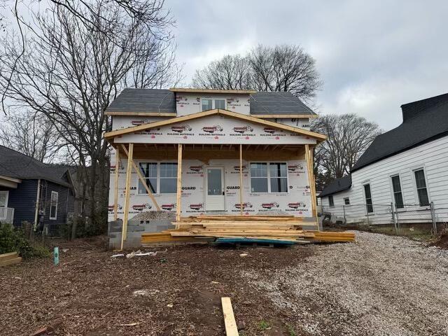 view of property under construction