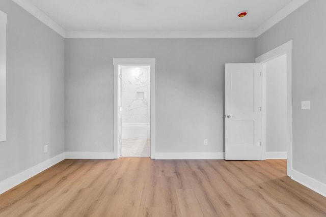 4217 Oakland Ave Lot 194, Chattanooga, TN 37410 - unfurnished bedroom with crown molding, baseboards, and wood finished floors