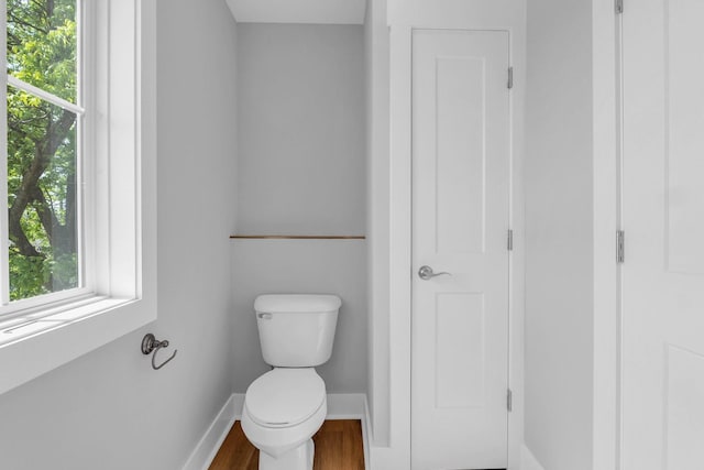 4217 Oakland Ave Lot 194, Chattanooga, TN 37410 - bathroom with toilet, baseboards, and wood finished floors