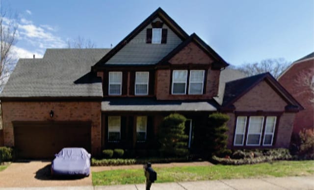 view of front of home featuring covered porch