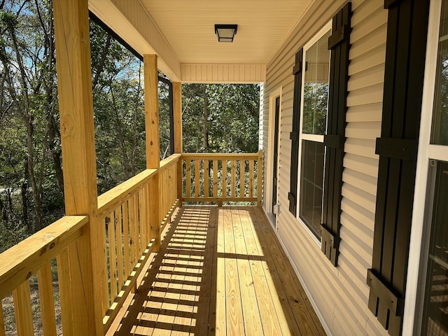 view of deck