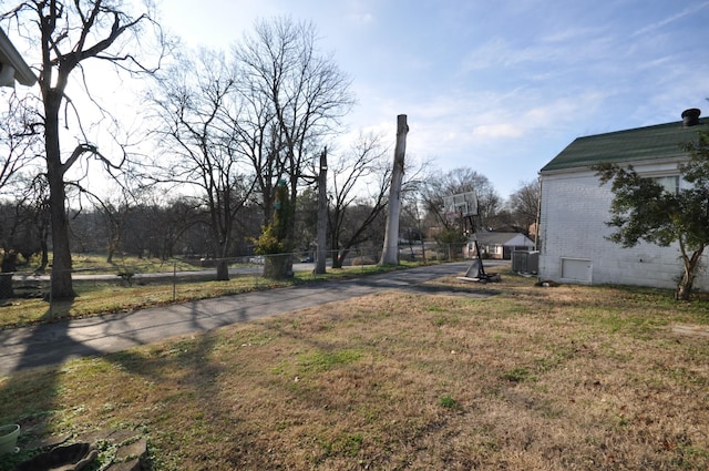 view of yard