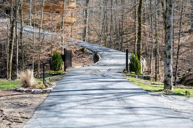 view of road