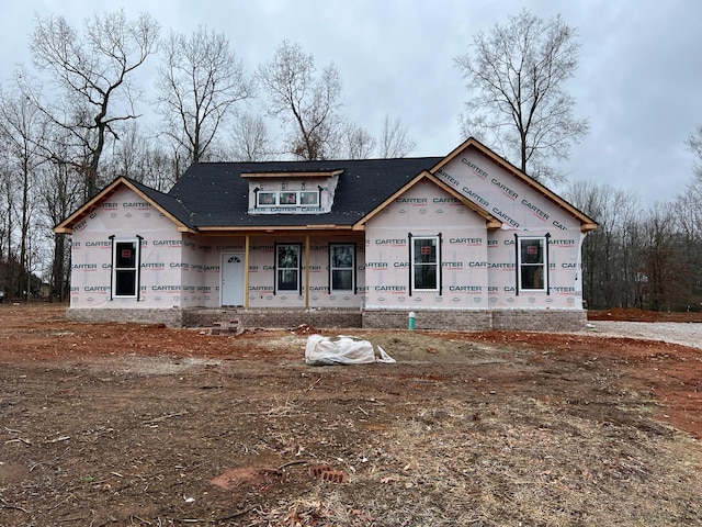 view of property in mid-construction