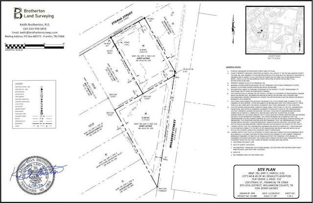 229 Strahl St, Franklin TN, 37064 land for sale