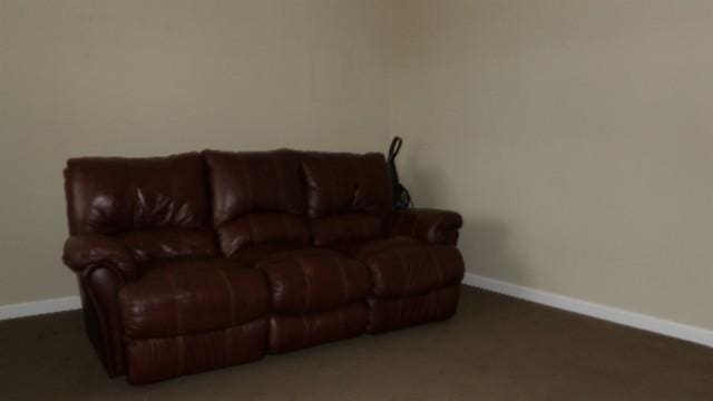 146 Garden Dr, Lafayette, TN 37083 - living room featuring baseboards and carpet flooring