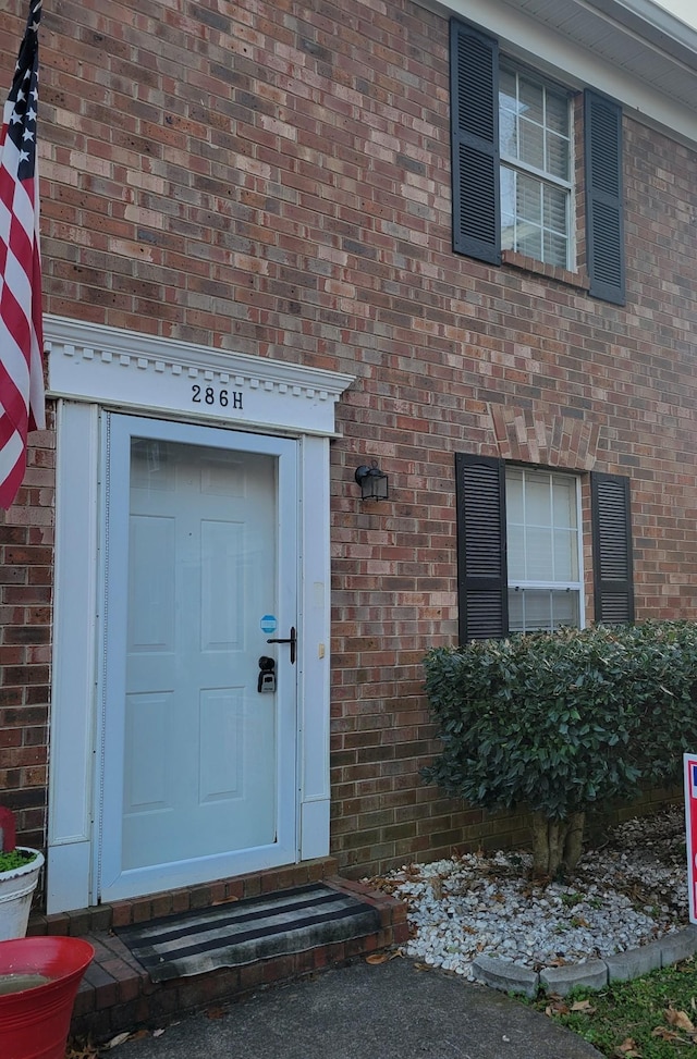 view of entrance to property