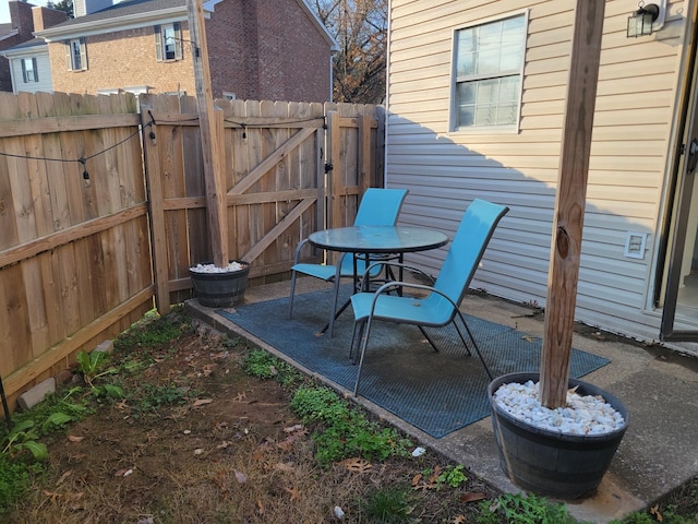 view of patio