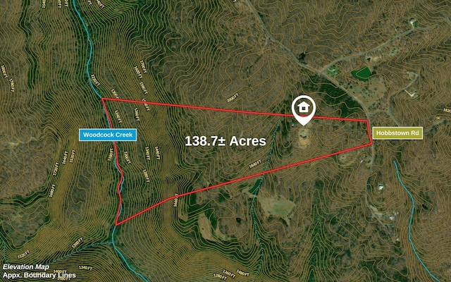 3868 Hobbstown Rd, Dunlap, TN 37327 - map / location with property boundaries highlighted