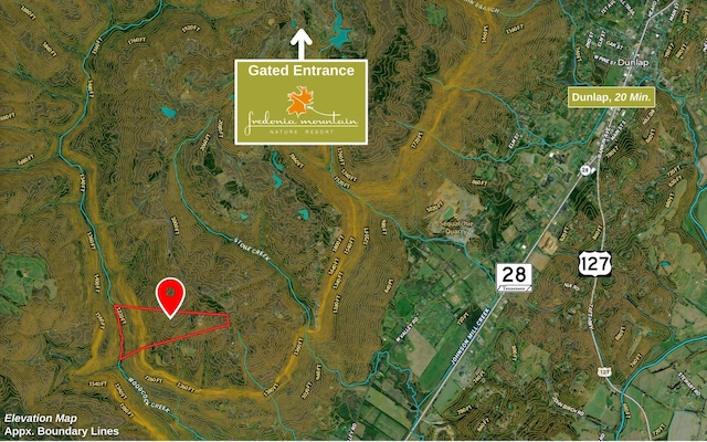 3868 Hobbstown Rd, Dunlap, TN 37327 - map / location
