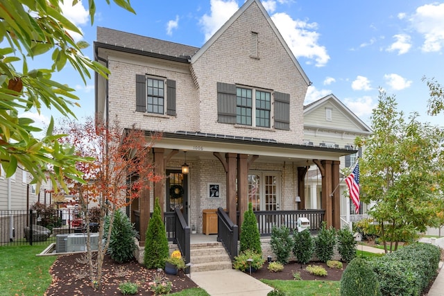 view of front facade with a porch