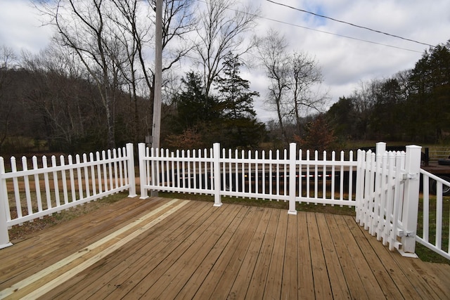 view of deck