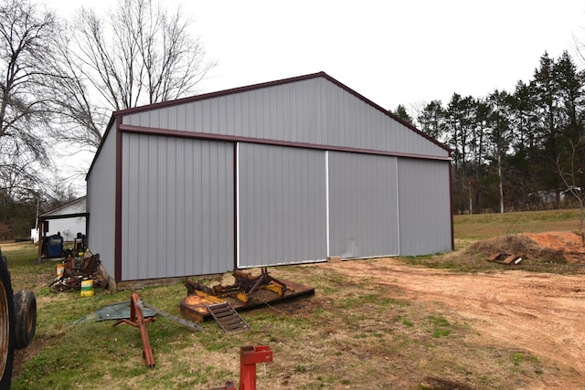 view of outbuilding