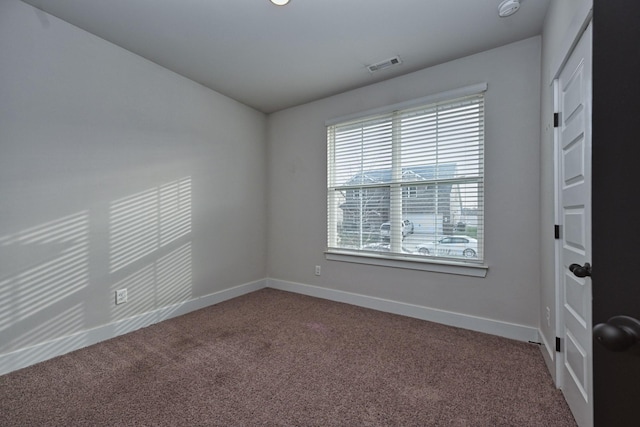 empty room with carpet floors