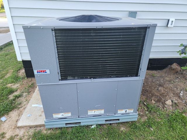 exterior details featuring cooling unit