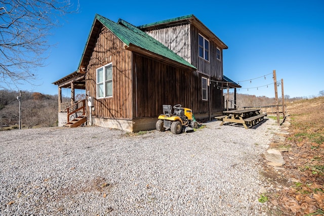 view of side of property