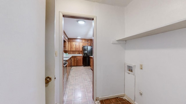 laundry room featuring washer hookup