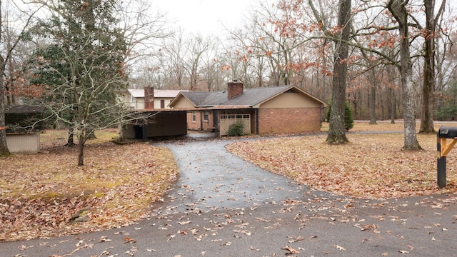 view of front of property