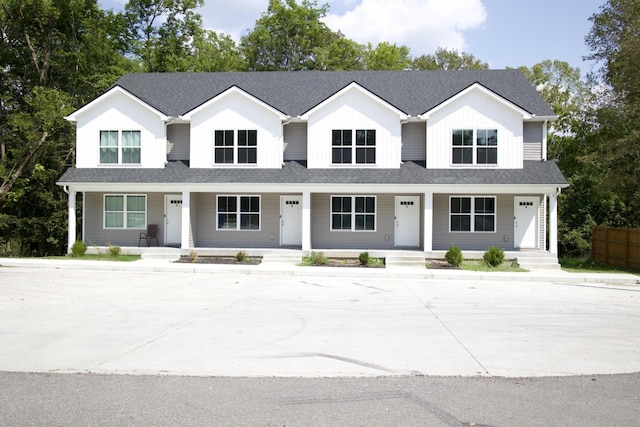 view of front of home with a porch