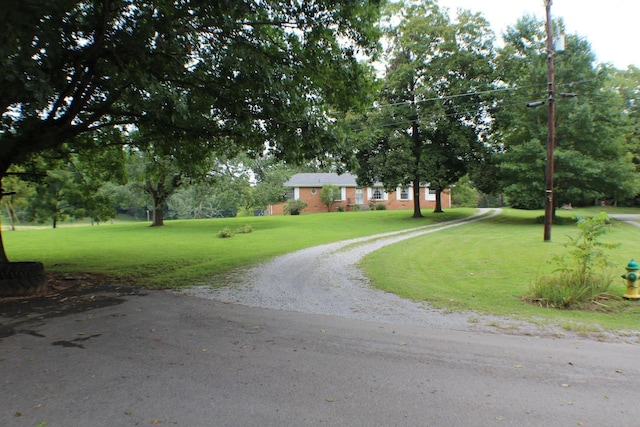 view of road