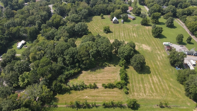 drone / aerial view featuring a rural view