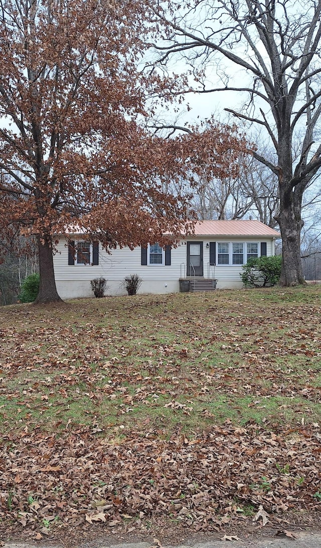 view of ranch-style home