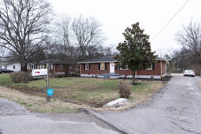 view of ranch-style house